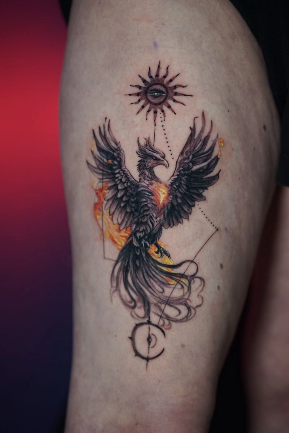 A Fleur de Peau - Professionelles Tattoo Studio - Tätowierung auf der Schulter einer Person